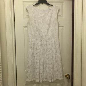 White lace dress